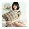 GOSO Cushion Cover 45*45cm Stylish Cushion Cover for Autumn/Winter, Fluffy, Zipper Type, Fluffy Cushion, Easy To Put On and Take Off, Cute, Fluffy,