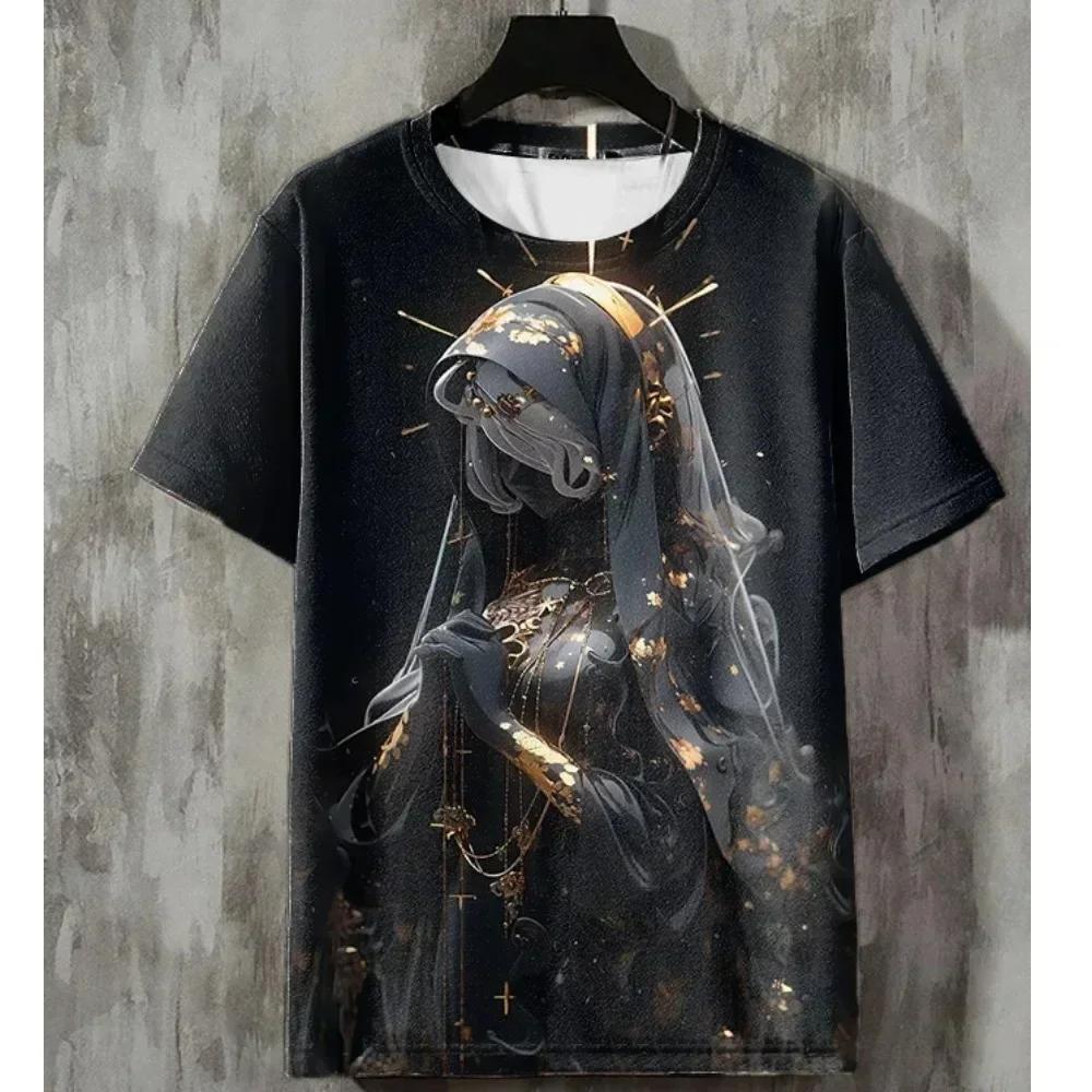 Anime Damen T-Shirt Sexy Schönheit 3D-gedruckte T-Shirts Harajuku Tees Kurzarm T-Shirt Lässig Locker Übergroß Y 2 K Herren Tops