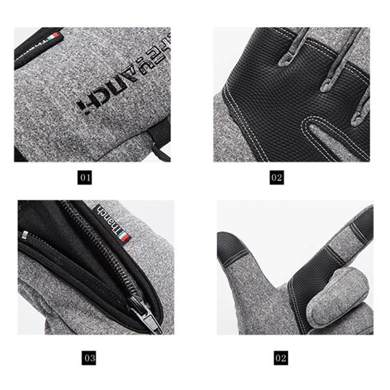 Winter Gloves Waterproof Thermal Touch Screen Thermal Windproof Warm Gloves
