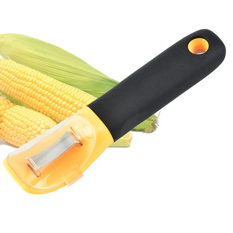 Corn Peeler Stainless Steel Corn Cob Stripper Knife Peeling Tool Corn Kernel Cutter Remover Home Gadgets Kitchen Accessories
