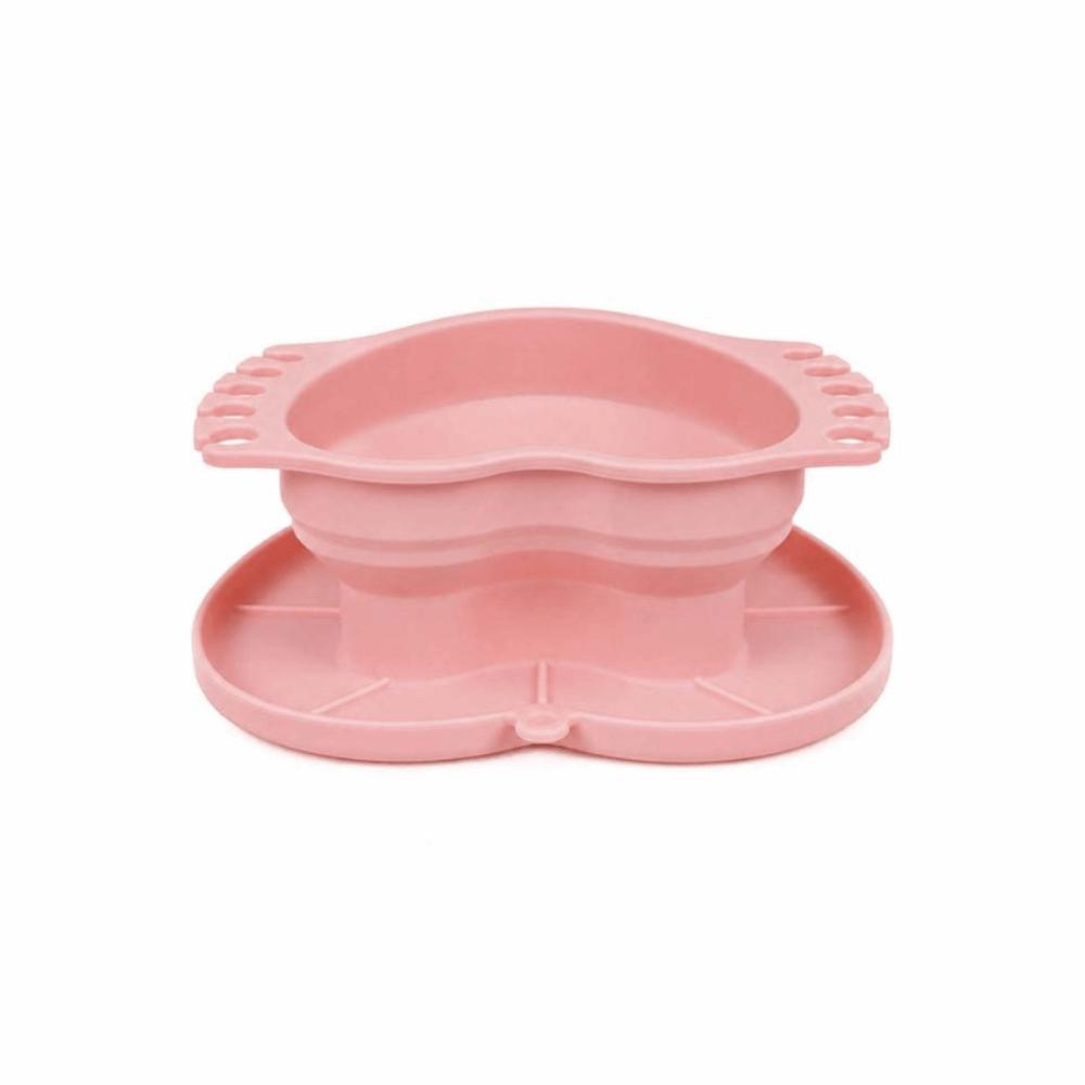 Heart-Shaped Silicone Makeup & Artist Brush Cleaner Portable Washing Mat for Cosmetic Brushes розовый