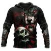 Men's Skull Graphic Prints Hoodie Hoodies Sweatshirt Streetwear Designer Long Sleeve Hooded Daily Sports 1 2 Print Spring & Fall Designer