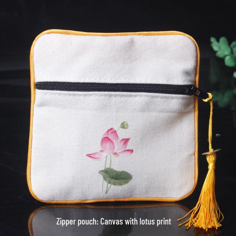 Chinese Osmanthus Embroidered Silk Brocade Sachet - Ethnic Style
