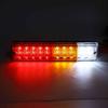 2pcs LED 12V/24V Tail Light Waterproof Car Truck Trailer Camper Van Stop Brake Rear Reverse Indicator Lights Turn Signal Lamp