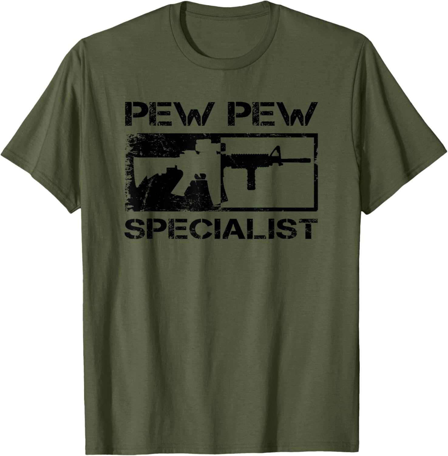 

Pew Pew Specialist 556 Pro Gun AR15 Rifle M4 Funny Gun TShirt 100 Cotton ONeck Short Sleeve Summer Casual Mens Tshirt 4XL