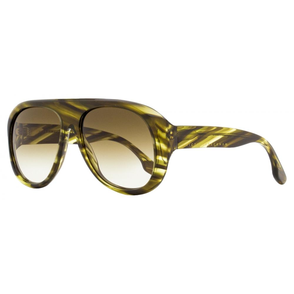

Женские солнцезащитные очки-навигаторы Victoria Beckham VB141S 303 Moss 56mm