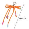 Stylish Candy Color Braided Bowknot Keyring Nylon Weaving Rope Keychain Phone Accessories for Student and Trendsetters