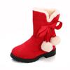 Children Fashion Snow Boots For Kids Girls Plush Plus Velvet Thicken Warm Boots Pink Red Black 5 6 7 8 9 10 12 13 14 Years