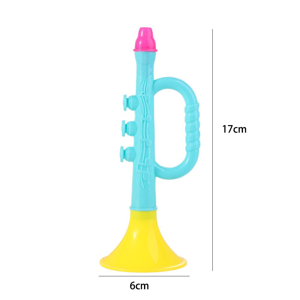 Colorful Children Kids Toy Best Gift Baby Horn Toy Baby Music Toys Kids Trumpet Plastic Trumpet