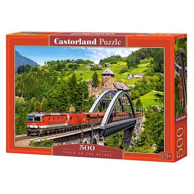 Puzzle klasyczne Castorland 500 el (Pociąg mostowy)