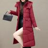 Winter Coat Female Long Parkas Hooded Elegant Thick Warm Jacket Winter Clothes High Quality