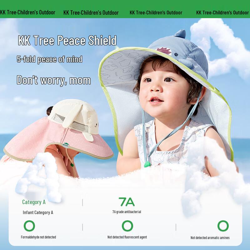 Kocotreekk Kids' Cartoon UV Protection Sun Hat with Neck Flap