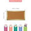 1PC Colorful Wood Frame Cork Board Message Bulletin Display Board for School Office Home Decorative Pin-Up Organizer
