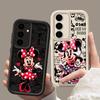 Minnie Mouse Disney Cartoon S26Ultra Case For Samsung Galaxy S26 S25 S24 S22 S23 Ultra S21 Plus S20 S25 FE Protection Soft Cover