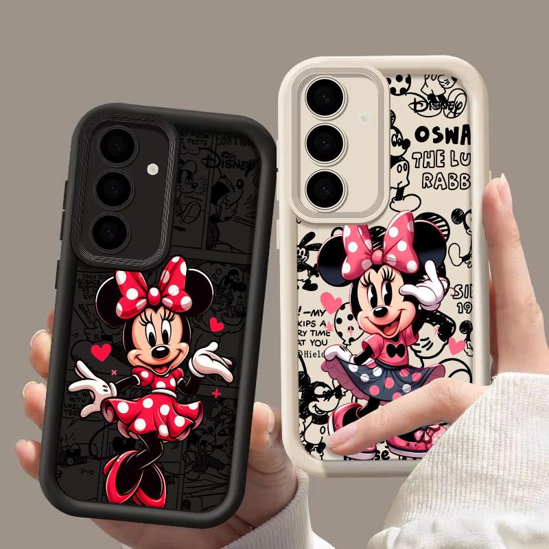 Minnie Mouse Disney Cartoon S26Ultra Case For Samsung Galaxy S26 S25 S24 S22 S23 Ultra S21 Plus S20 S25 FE Protection Soft Cover