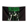 3x5 Fuß Schwere Rockband-Typ-O-Negativ Flagge Polyester Digitaldruck Banner für Schlafzimmer Wandkunst Außen Wandteppich Dekoration