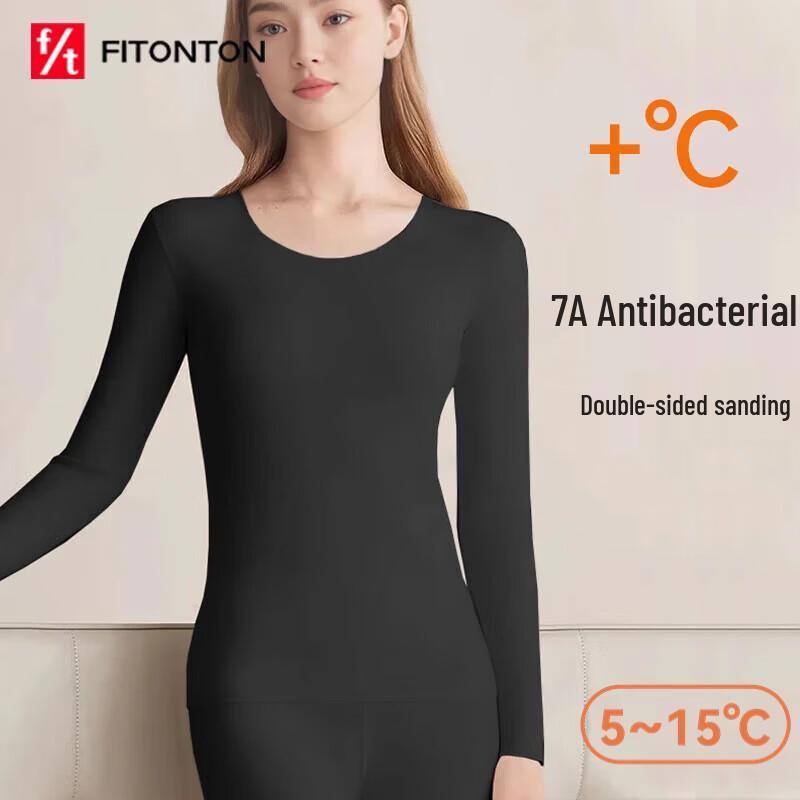 

Женский двусторонний флисовый бесшовный термокомплект FitonTon L