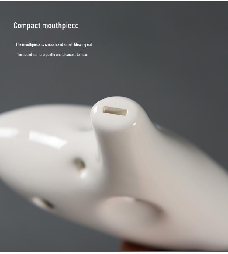 Hand-Painted 12-Hole Alto C Ocarina - Professional & Beginner Flute Instrument