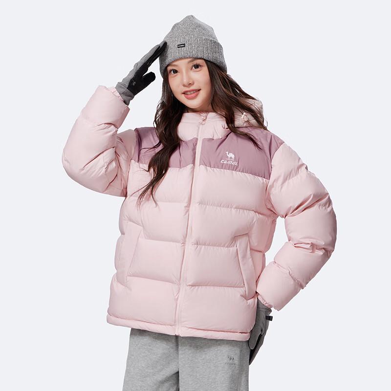 CAMEL Unisex 90% Down Water-Repellent Hooded Outdoor Jacket