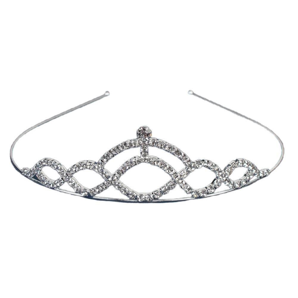 Korean Style Korean Style Children's Headband Bridal Rhinestone Tiara Crown Korean Style Wedding Dress Claw Chain Accessories