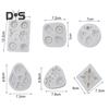Cake Mold Non Stick Food Grade Multi Grid Convenient Cookie Chocolate Silicone Mold Bakeware Supplies