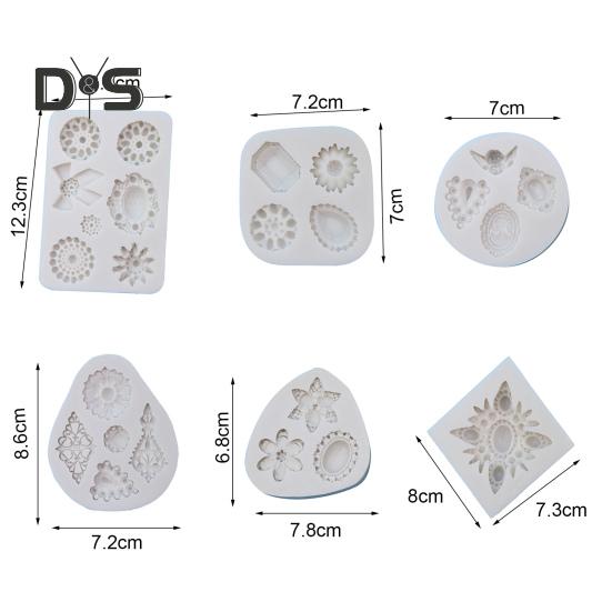 Cake Mold Non Stick Food Grade Multi Grid Convenient Cookie Chocolate Silicone Mold Bakeware Supplies
