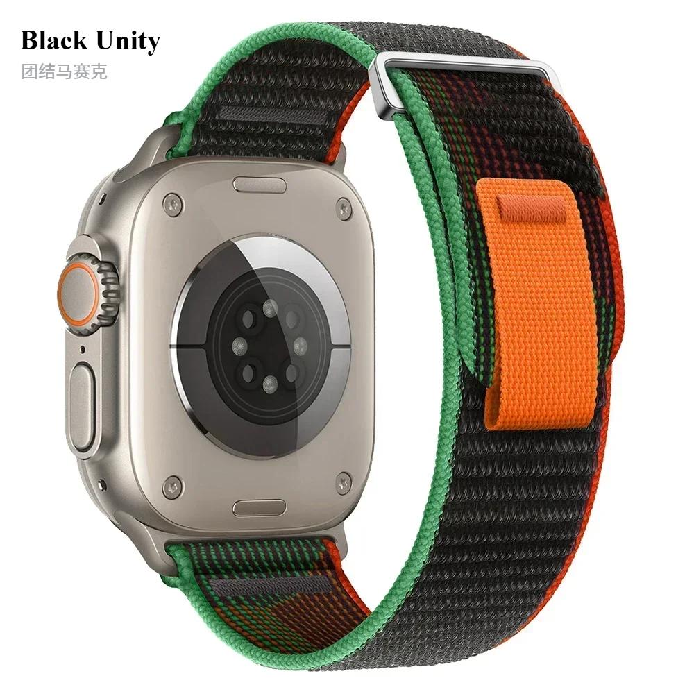 Trail Loop Strap For Apple Watch Series 10 46mm 42mm Sports Nylon Wristband iWatch Ultra 2 49mm 9 8 7 6 5 4 SE 45mm 41mm 44mm 40mm Band