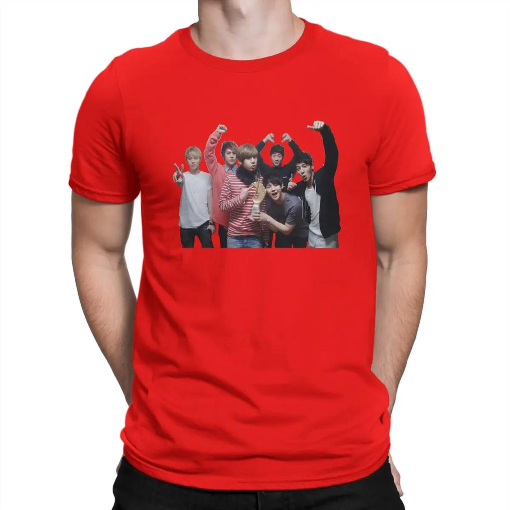 Pop Singing Group T Shirt 100% Cotton Novelty T-Shirts Crew Neck B-Beasts Tee Shirt Short Sleeve Tops Gift Idea Unisex