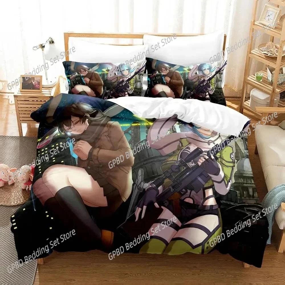 Comforter Anime Asada Shino Sword Art Online Bedding Set Bedroom Soft Modern S Comefortable