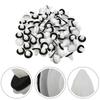 100PCS 9.9mm Bumper Clips Auto Car Hole Plastic Rivets Fastener Fender Push Pin
