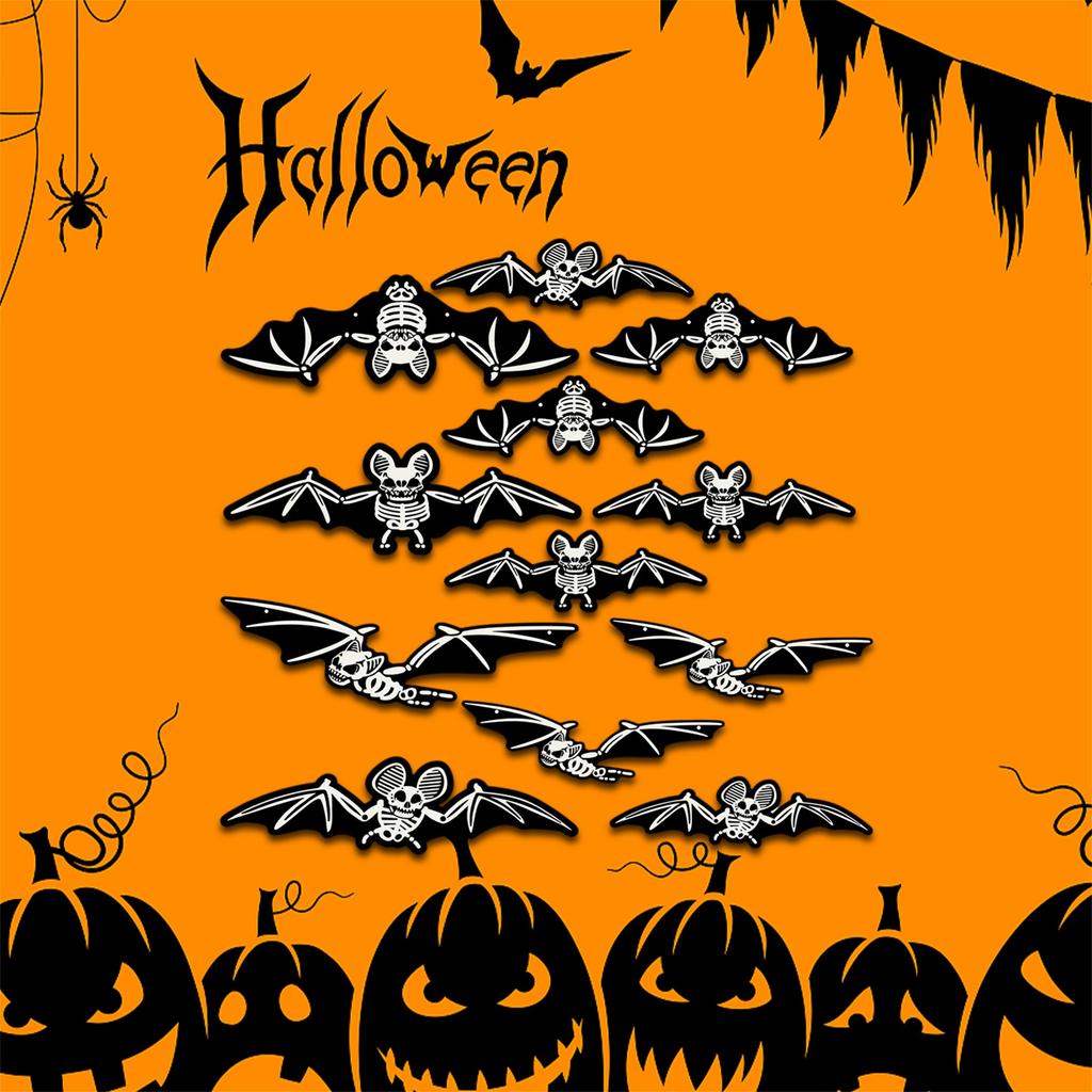 Spooky Halloween Spider Web Decoration 16 32 Pcs Set Creepy Black Insect Glow In the Dark Party Ornaments for Home Yard Outdoor
