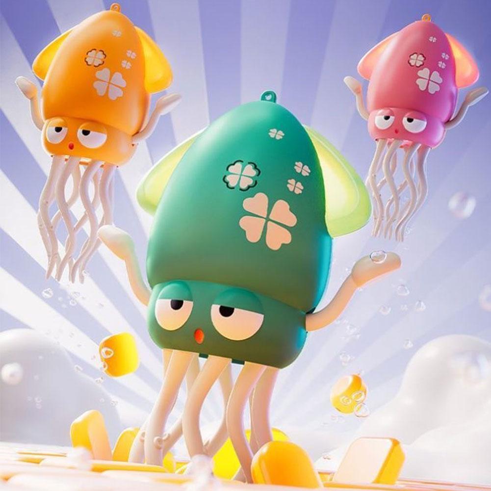Elektronisches Tanz-Tintenfisch-Spielzeug mit Licht und Musik – lustiges Spielzeug zur Förderung der Entwicklung von Kleinkindern in Bauchlage – interaktives Geschenk für die Bauchlage
