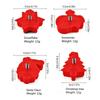 4-Piece Christmas Cookie Baking Mold Set with Snowman, Snowflake, Christmas Tree, and Santa Claus Designs