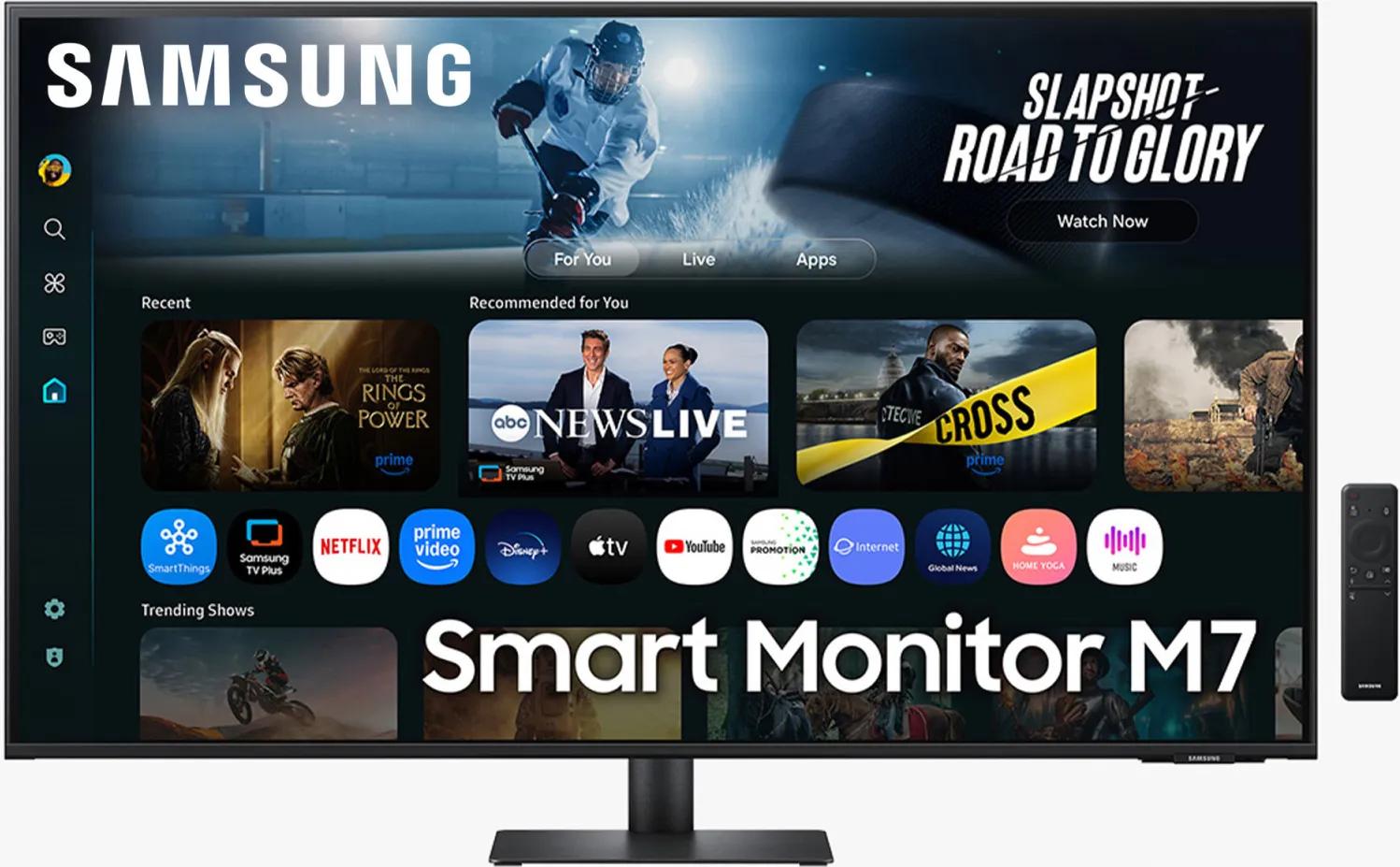 Monitor Samsung LS43FM702UUXEN SERIE M7 Smart Vision AI Black - Bild 4
