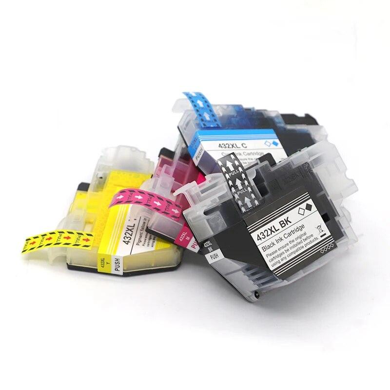 Compatible Ink Cartridges LC432XL Dye Containing Ink for Brother MFC-J5340DW MFC-J5740DW MFC-J6540DW MFC-J6740DW J6940DW Printer