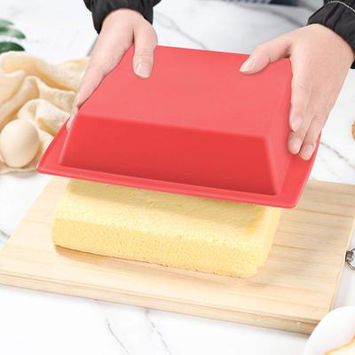 8 X 8 Inch Silicone Square Cake Pans Deep Silicone Baking Mold Angel Food Cheesecake Baking Dish Brownie Pan Bpa Free       0142