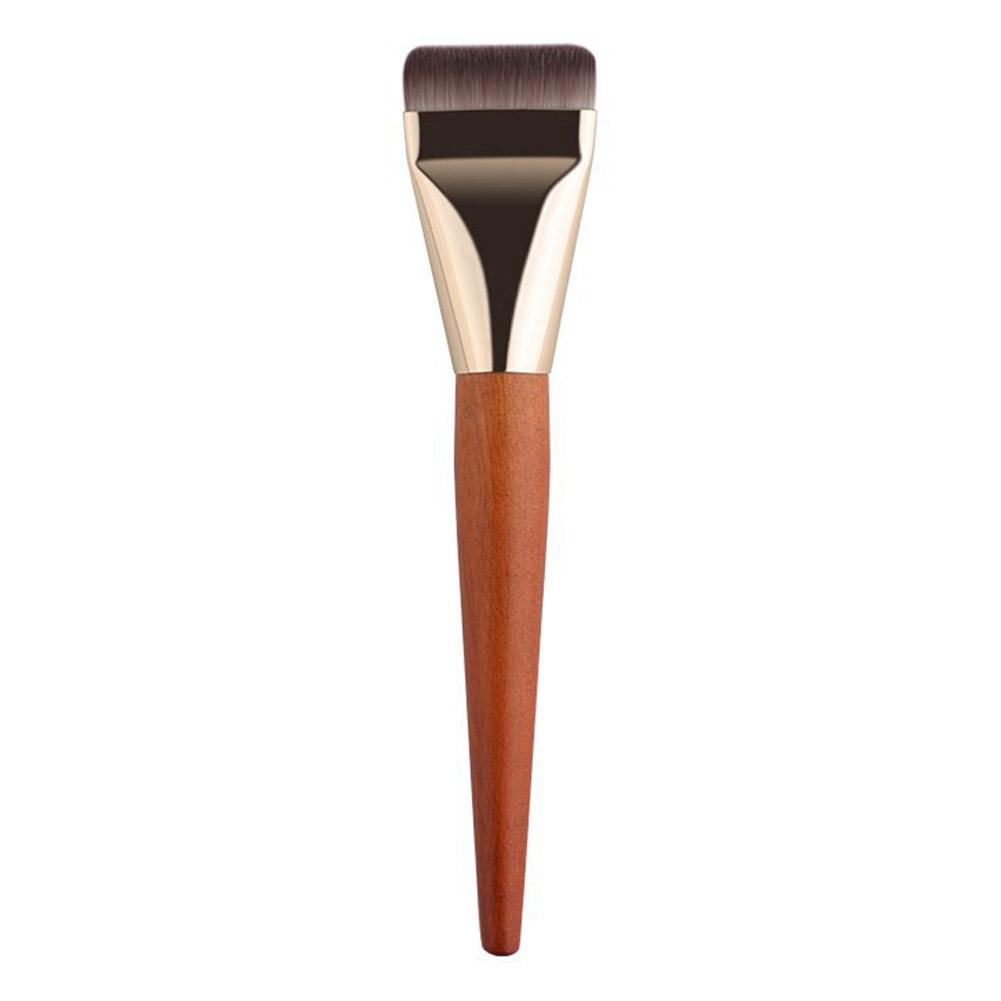 Ultra Thin Foundation Brush Flat-head Slanted-head Smooth Traceless Makeup Brush Soft Bevel Design Contour Brush Cosmetic Tools