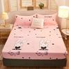 Solstice Waterproof Fitted Sheet - Cute Dinosaur Couvre Lit (Queen/King), Elastic Kids Bed Sheet (No Pillowcase)