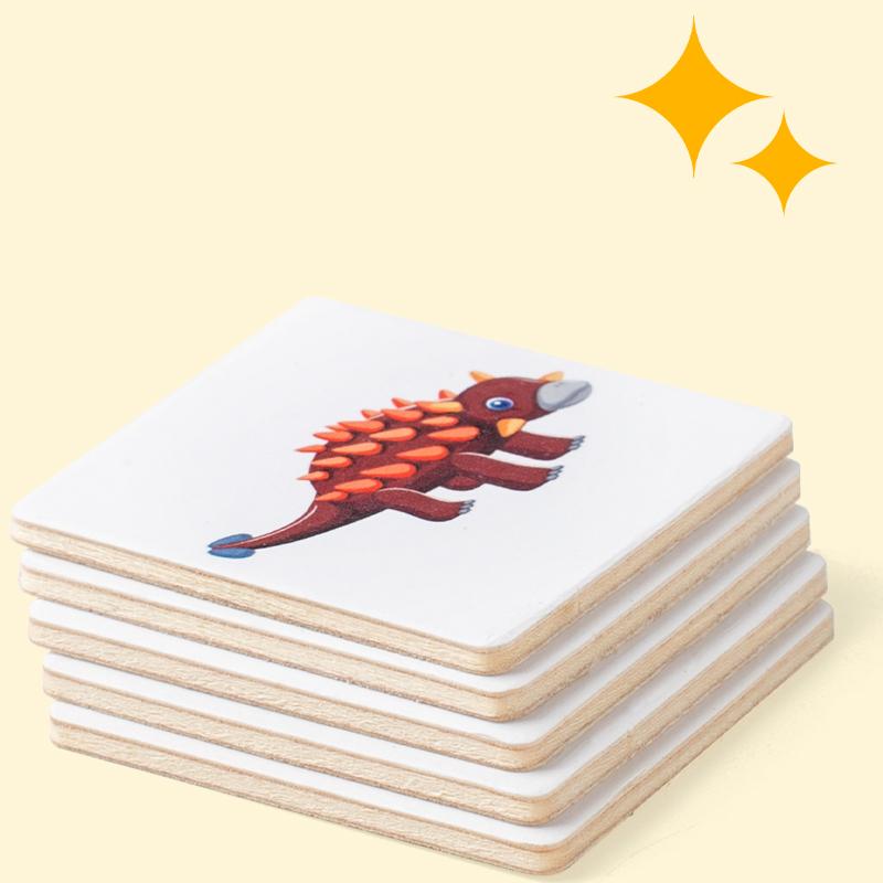 Wooden Montessori Find Shape Toys Animal Fruit Shadow Pairing Shape Puzzle Logical Thinking Game Educational Toys For Children