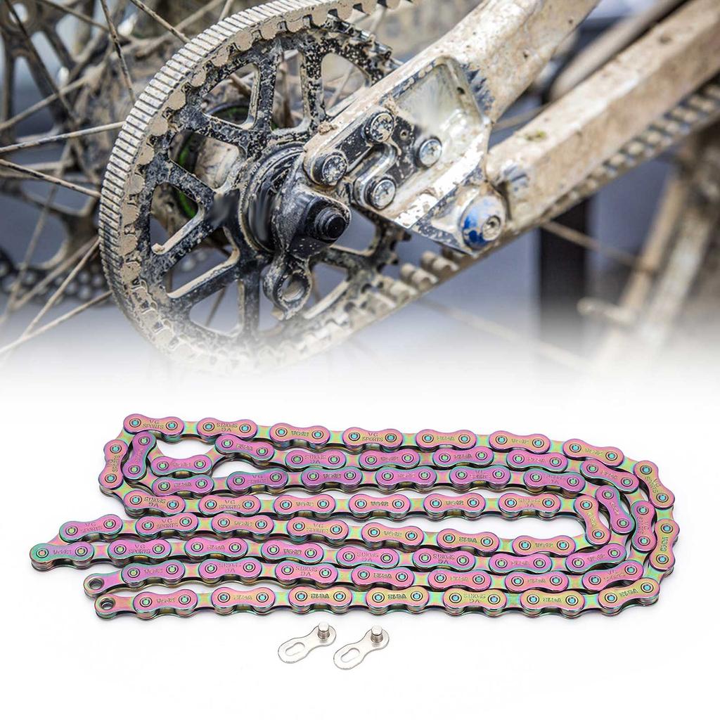 12 Speed Bike Chain 1/2x11/128 Inch 126 Links Lightweight Chain for Mountain Road Bike