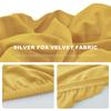 Velvet Home Dining Seat Protector Premium Velvet Chair Cover Thickened Solid Color Stretchable Full Coverage Chair Covers 2026