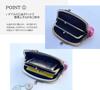 Hello Kitty Clasp Wallet with Coin Cherry Blossom Made In Hello Sanrio Light Blue [B-andyu] [Kyoto Workshop] 4.0 Parent-Child Purse, Chirimen, Design,
