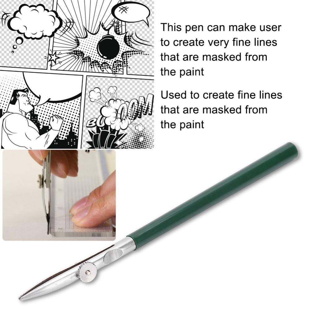 solid metal build adjustable ruling pen variable width line pen masking liquid applying Ruling Pen(119)