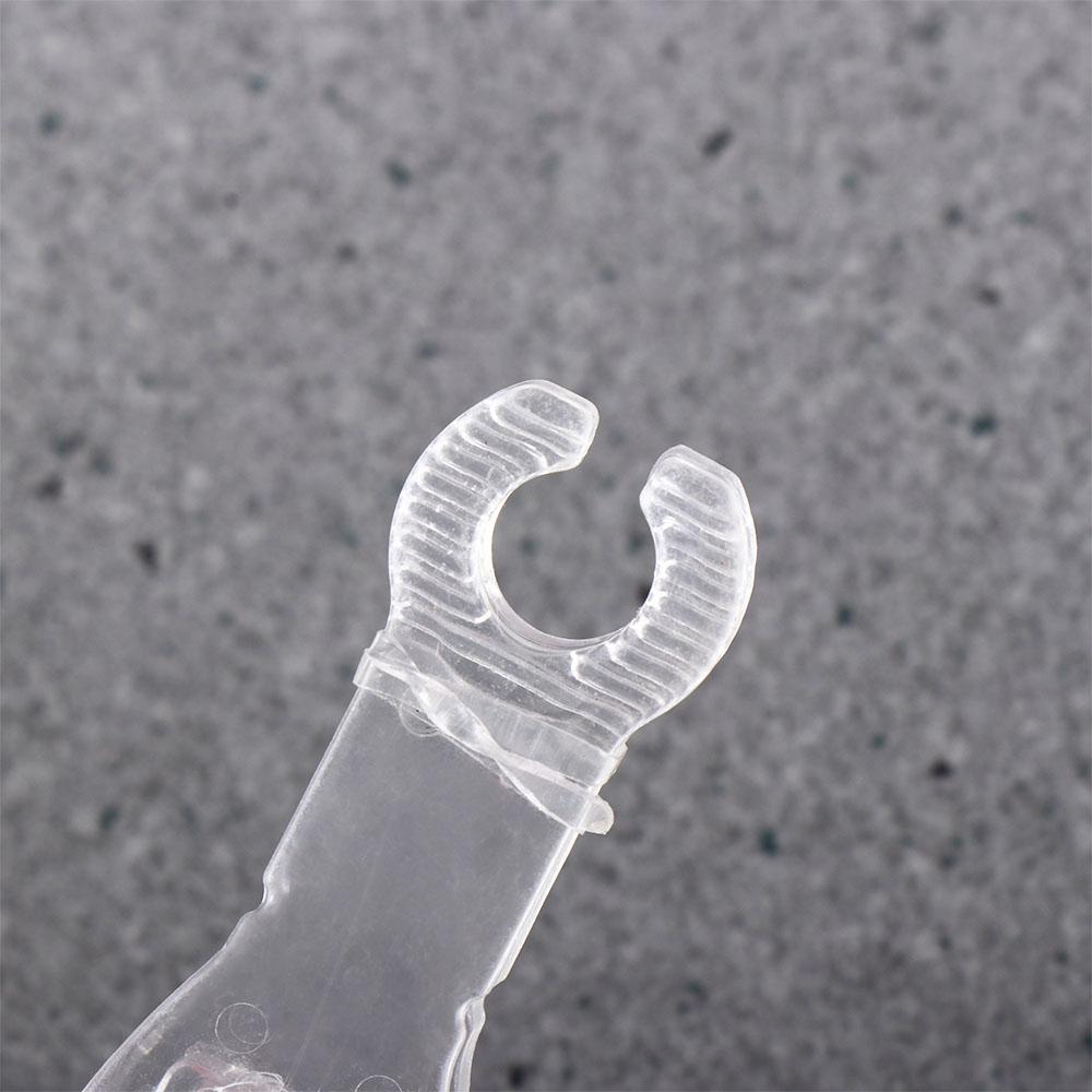Ring-Nadelrohr schließen, professionelles Einwegwerkzeug, offene Dreieckspinzette, Acryl-Piercing-Klemme