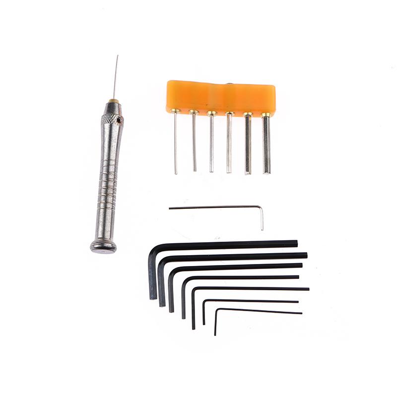 7Pcs/Set Alloy Steel Hexagon Wrench Hexagon Key Allen Wrench Hand Repair Tools 0.7Mm/0.9Mm/1.3Mm/1.5Mm/2Mm/2.5Mm/3Mm