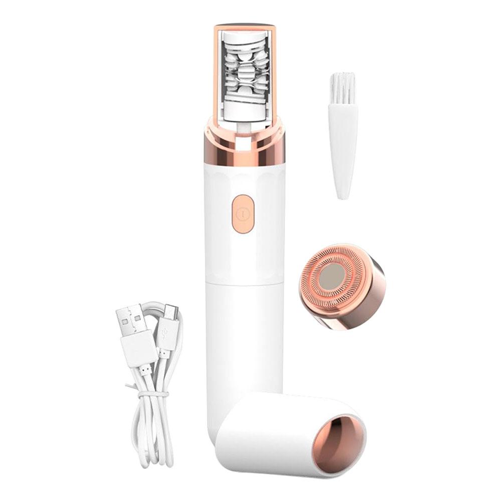 2-in-1 Electric Epilator & Shave Electric Hair Removal Device For Women Painless Waterproof Private Parts & Facial Hair Removal
