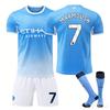 26-27 Manchester Home Football Jersey for Kids and Adults MARMOUSH #7