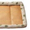 Pet Cooling Mat Summer Cooling Dog Bed Mat Washable Cooling Rattan Mat with Raised Edge Non-slip Bottom for Cats And Dogs