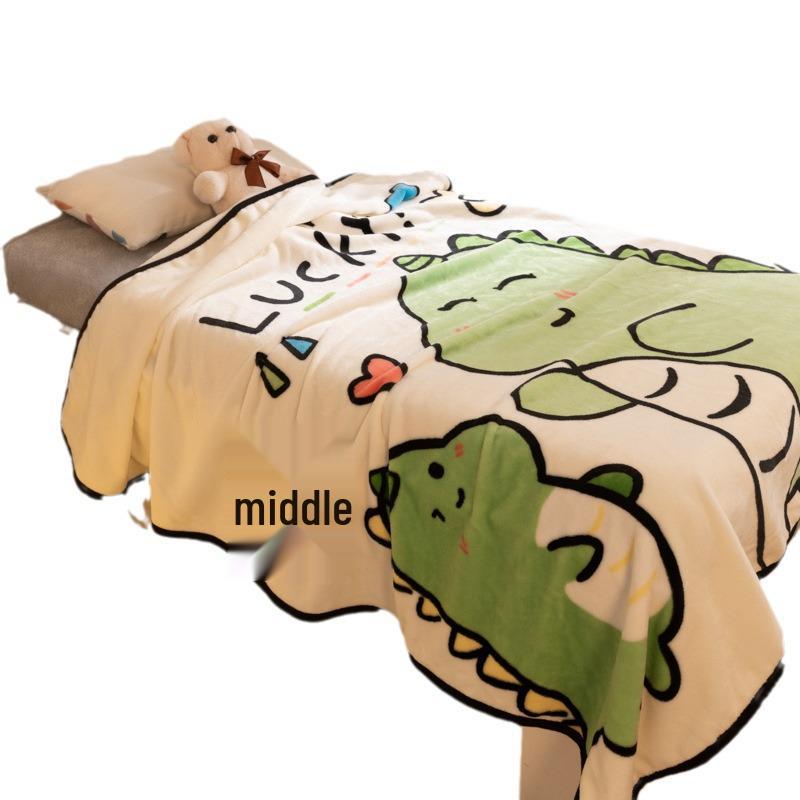 Coral Fleece Baby Blanket: Single-Layer Flannel, Ideal Gift & Cover for Children