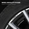4Pcs Car Wheel Hub Stickers Alloy Metal Decals For Opel Meriva Corsa Astra Vivaro Signum Insignia Mokka Adam Combo Junior